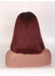 Custom order Bob straight Full lace wig pre plucked hair line baby hair ombre color  bleached knots 100% human hair 8A + quality 